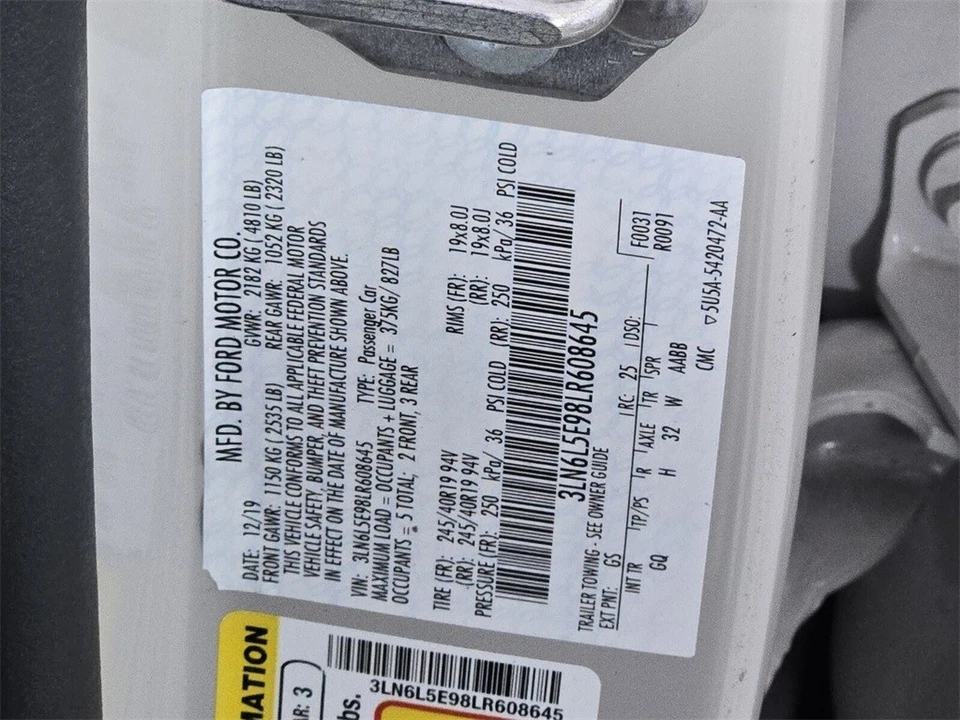 2020 Lincoln MKZ - Image 15 of 21