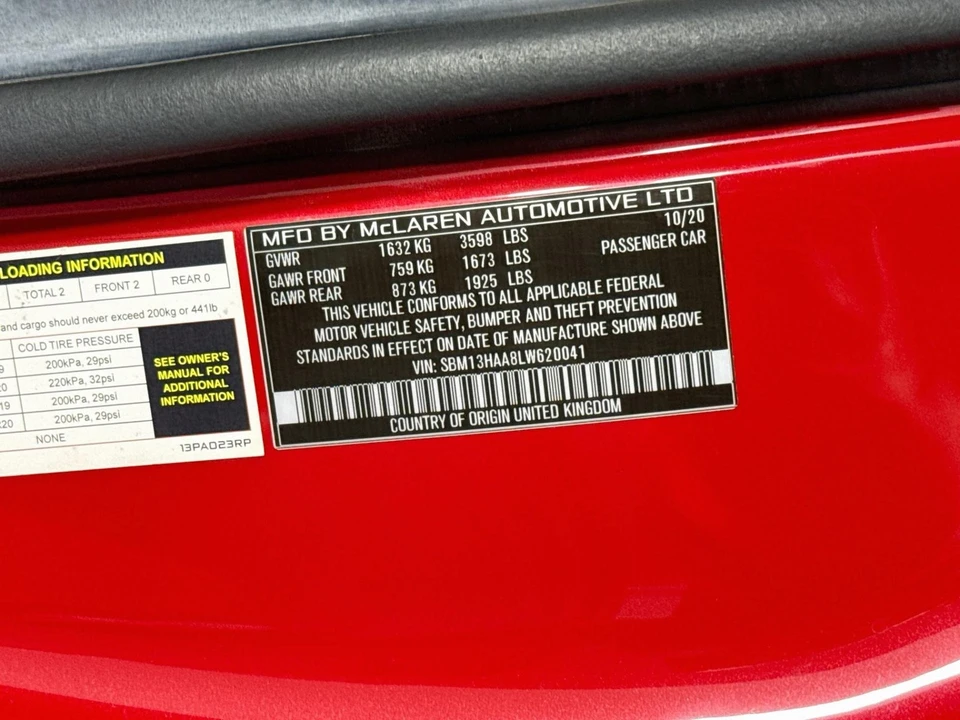 2020 McLaren 620R - Image 31 of 31