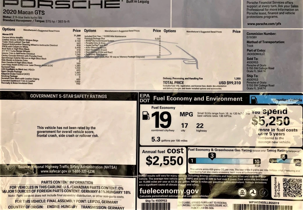 2020 Porsche Macan GTS - Image 12 of 13