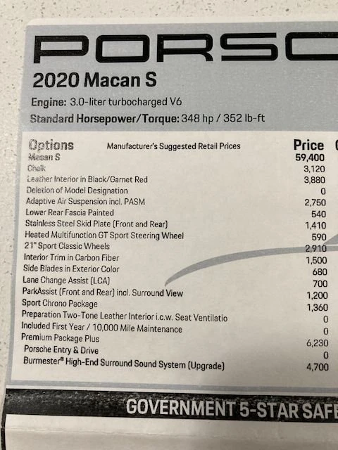2020 Porsche Macan S - Image 9 of 11
