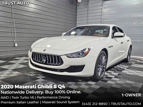 2020 Maserati Ghibli S Q4 AWD Premium Sedan