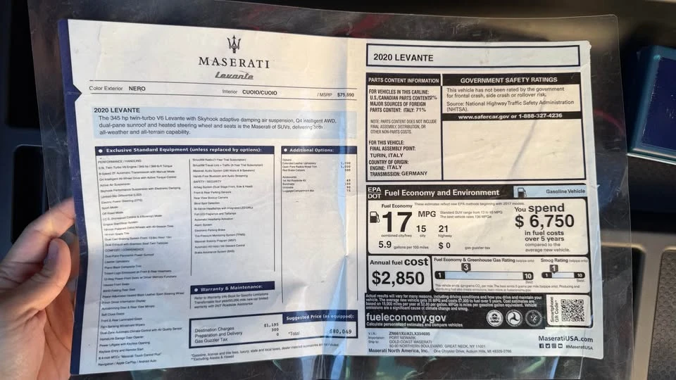 2020 Maserati Levante - Image 13 of 18