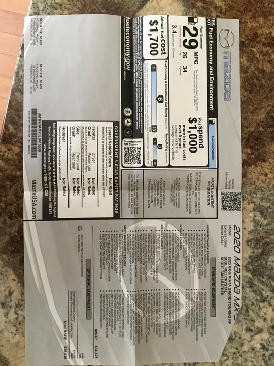 2020 Mazda ND MX-5 Miata - Image 10 of 10