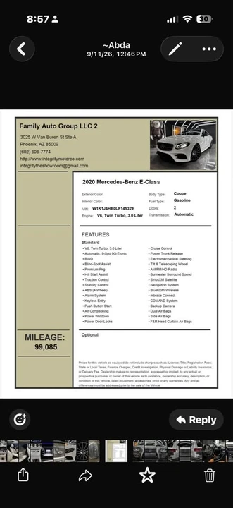 2020 Mercedes-Benz W213 E-Class - Image 18 of 18