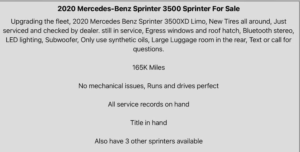 2020 Mercedes-Benz VS30 Sprinter - Image 7 of 10