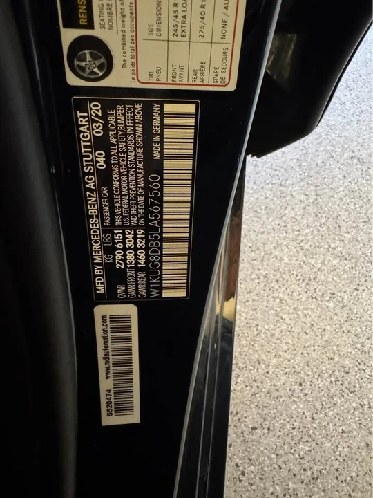 2020 Mercedes-Benz W222 S-Class - Image 10 of 15