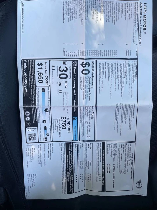 2020 Mini Mini Cooper S 3rd Gen - Image 18 of 18