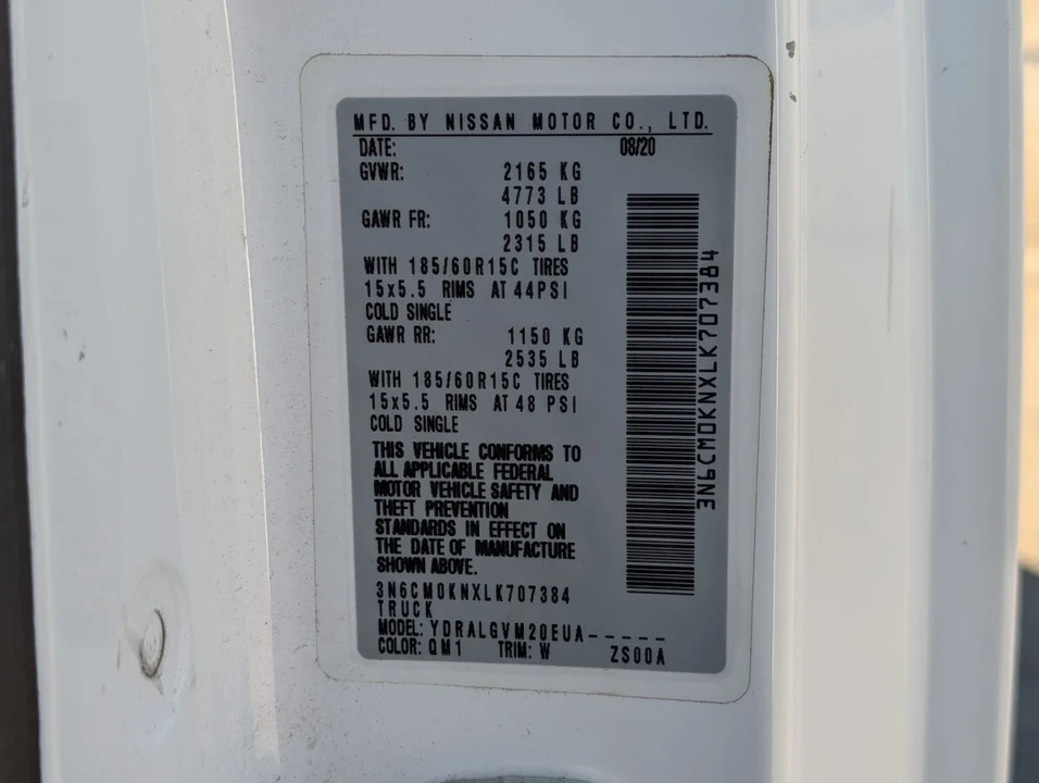 2020 Nissan NV - Image 20 of 21
