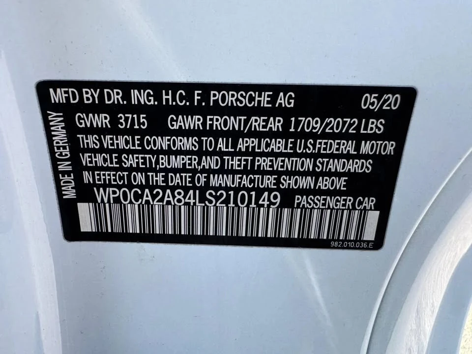 2020 Porsche 718 Boxster - Image 11 of 20