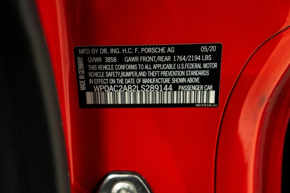 2020 Porsche 718 Cayman GT4 - Image 18 of 19