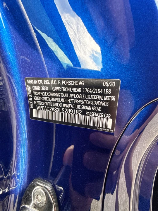 2020 Porsche 718 Cayman GT4 - Image 12 of 12