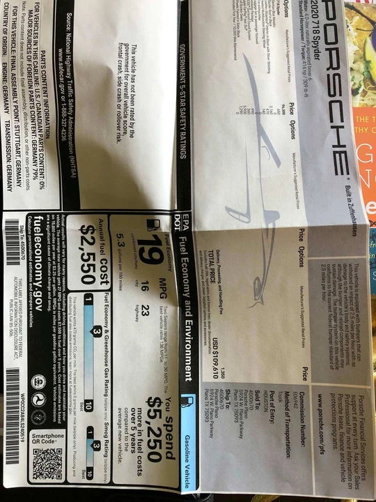 2020 Porsche 718 Boxster Spyder - Image 3 of 6