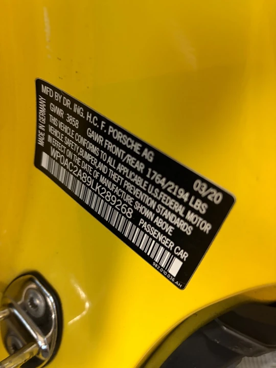 2020 Porsche 718 Cayman GT4 - Image 20 of 21