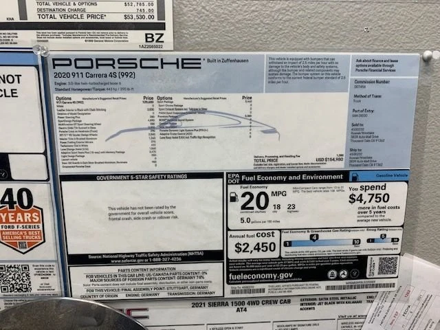 2020 Porsche 992 Carrera 4S - Image 17 of 17