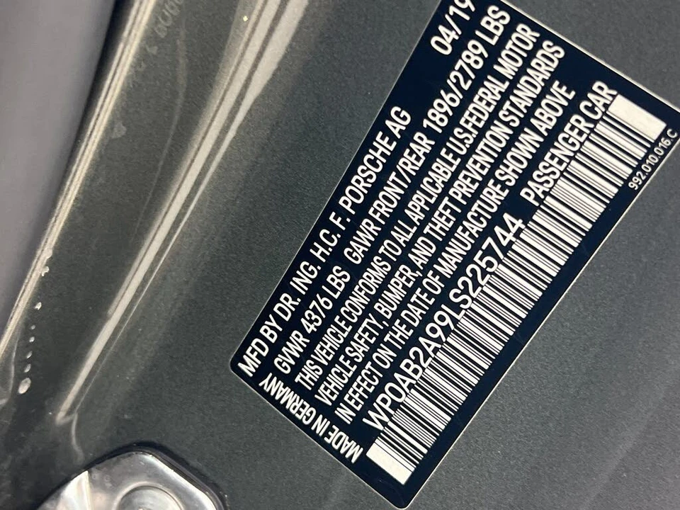 2020 Porsche 992 Carrera S - Image 28 of 28