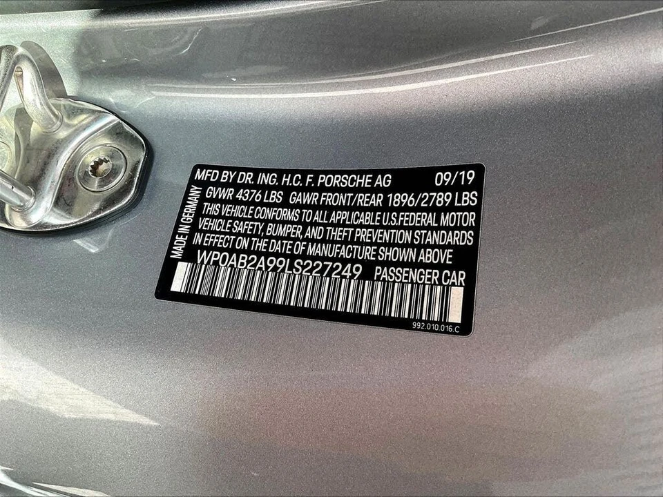 2020 Porsche 992 Carrera S - Image 15 of 26