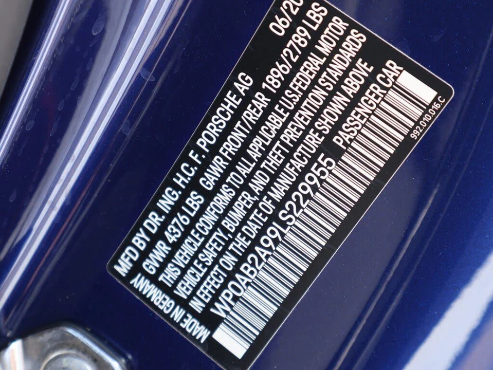 2020 Porsche 992 Carrera S - Image 28 of 28