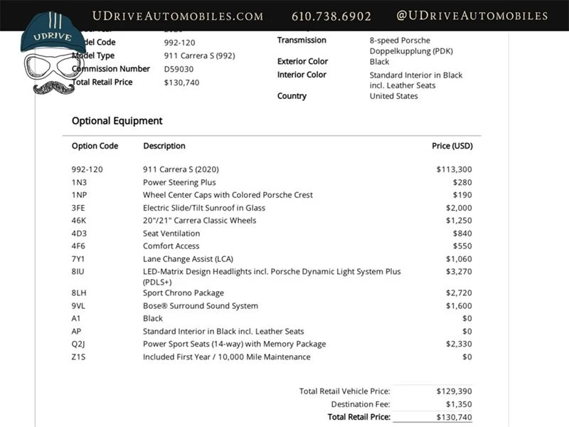 2020 Porsche 992 Carrera S - Image 2 of 31