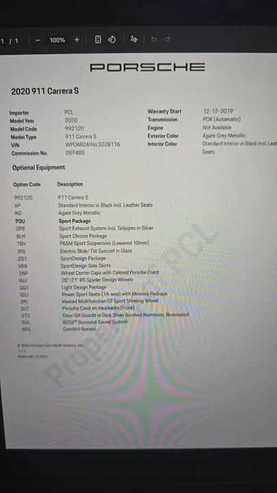 2020 Porsche 992 Carrera - Image 10 of 11