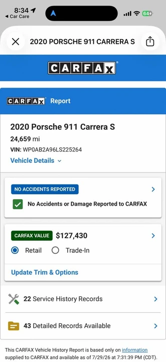2020 Porsche 992 Carrera S - Image 12 of 20