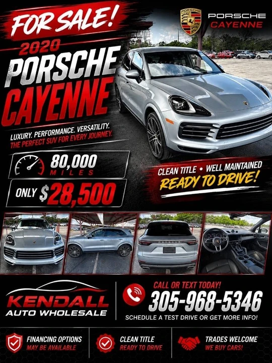 2020 Porsche 9Y0/9Y3 Cayenne - Image 3 of 14