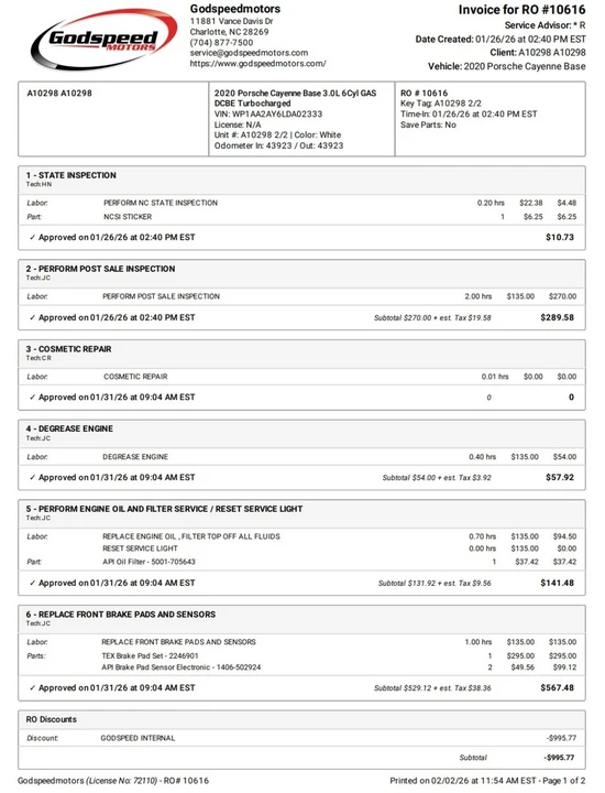 2020 Porsche 9Y0/9Y3 Cayenne - Image 7 of 12