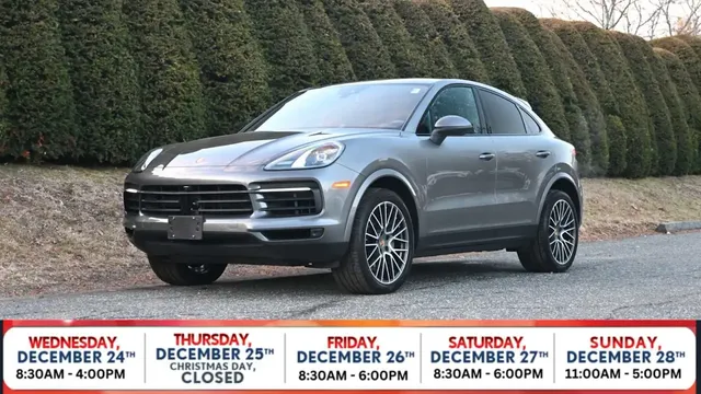 2020 Porsche Cayenne S Coupe