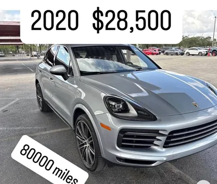 2020 Porsche Cayenne Sport Utility 4D