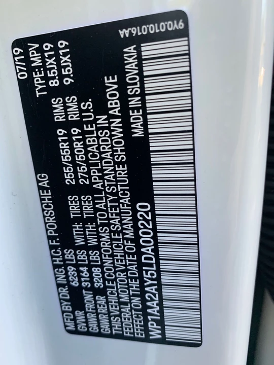 2020 Porsche 9Y0/9Y3 Cayenne - Image 10 of 15