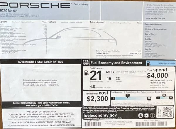 2020 Porsche Macan - Image 11 of 14