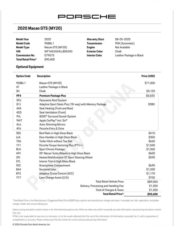 2020 Porsche Macan GTS - Image 15 of 22