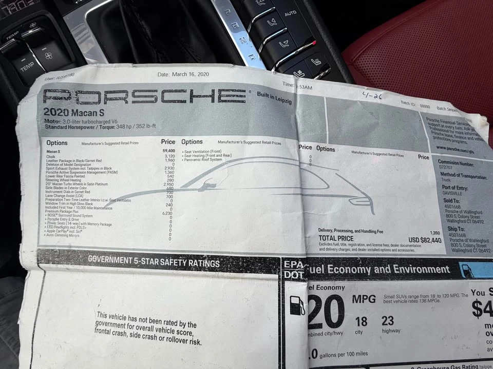 2020 Porsche Macan S - Image 16 of 19