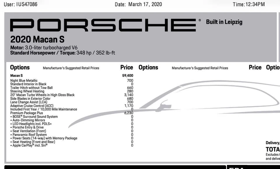 2020 Porsche Macan S - Image 10 of 10