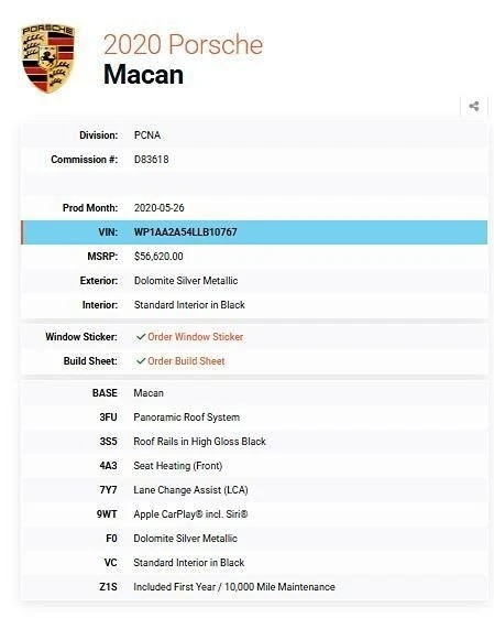 2020 Porsche Macan - Image 11 of 20