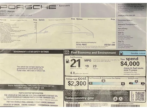 2020 Porsche Macan