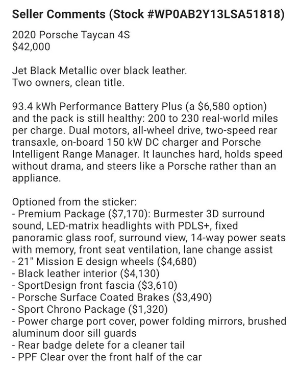 2020 Porsche Taycan 4S - Image 17 of 17