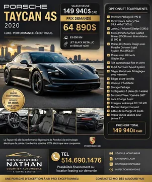 2020 Porsche Taycan 4S