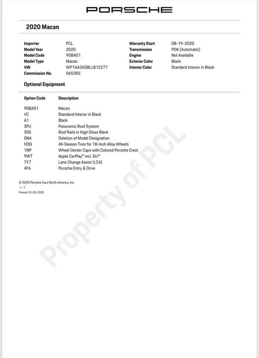 2020 Porsche Macan - Image 8 of 8