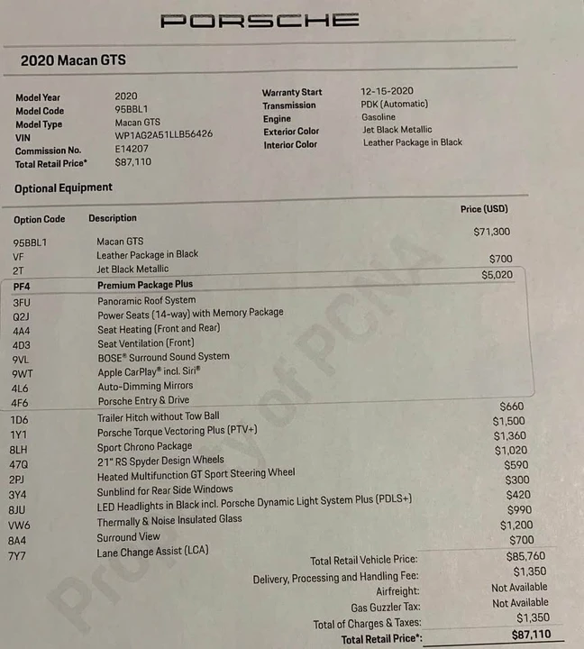 2020 Porsche Macan GTS - Image 7 of 7