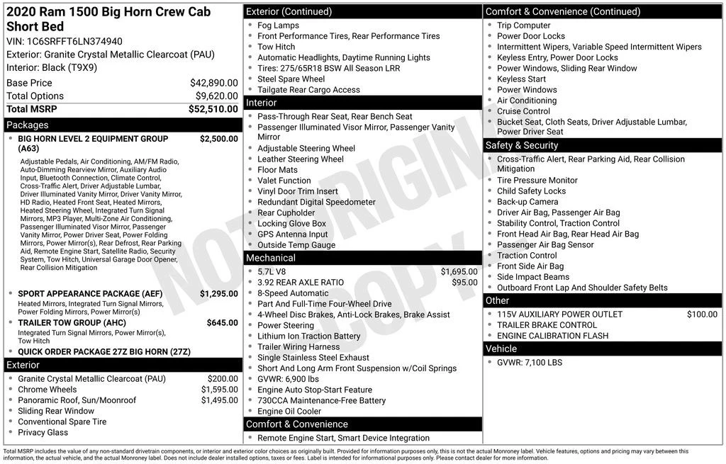 2020 Ram 1500 2nd Gen - Image 6 of 12