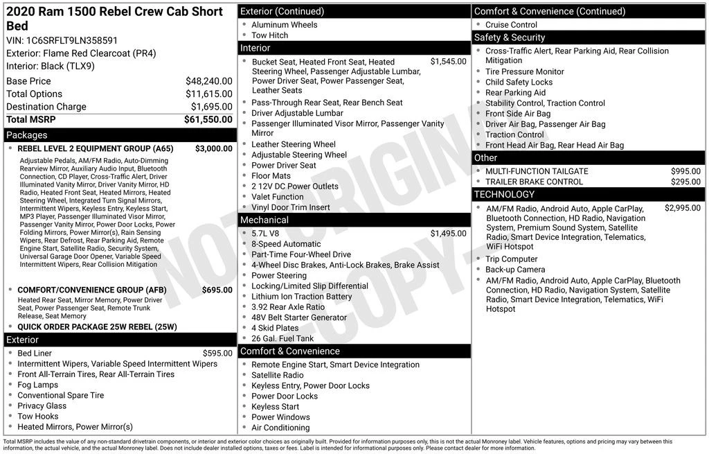 2020 Ram 1500 2nd Gen - Image 4 of 12