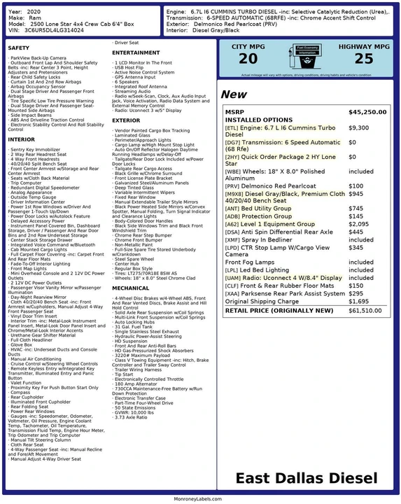 2020 Ram 2500 - Image 4 of 12