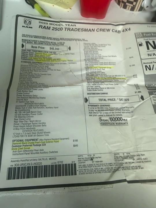 2020 Ram 2500 - Image 14 of 16