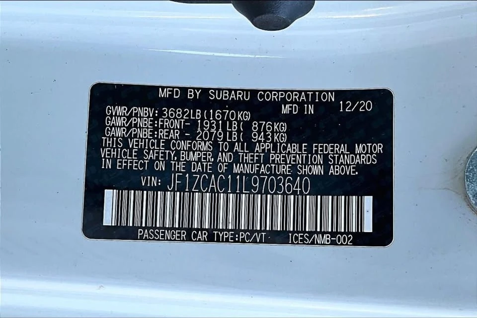 2020 Subaru BRZ 1st Gen - Image 18 of 20