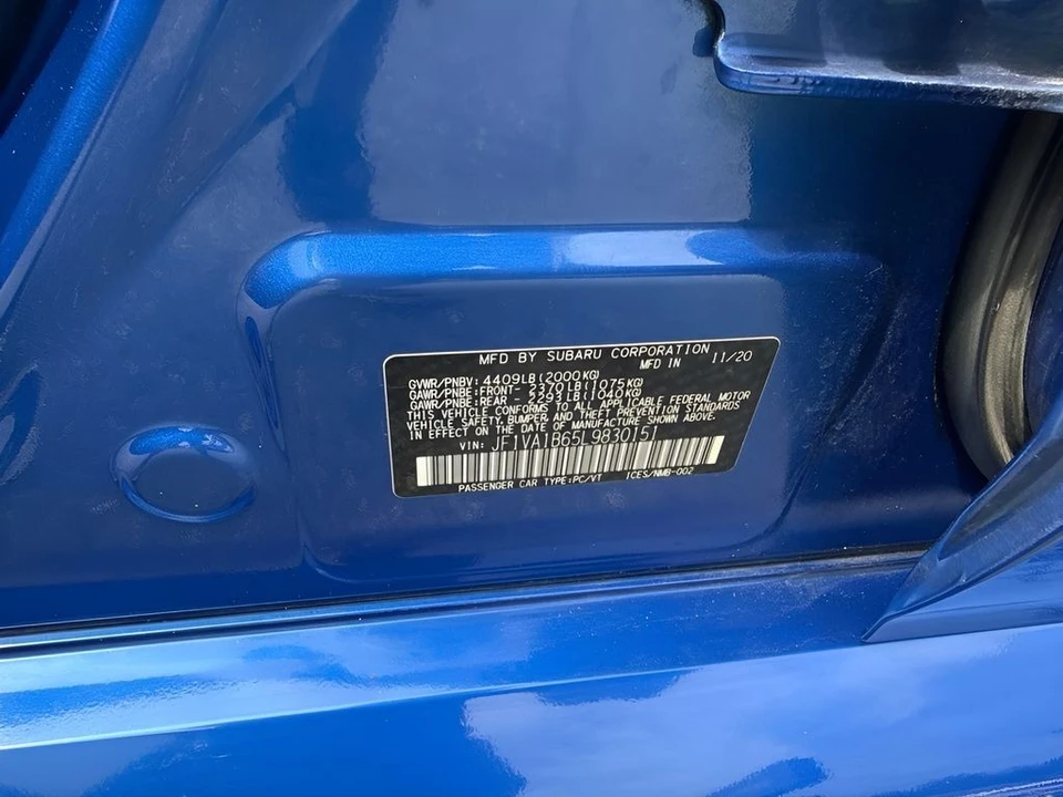 2020 Subaru Impreza WRX 4th Gen - Image 21 of 21