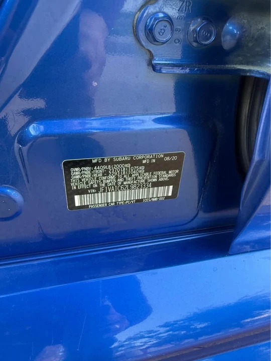2020 Subaru Impreza 5th Gen - Image 18 of 18