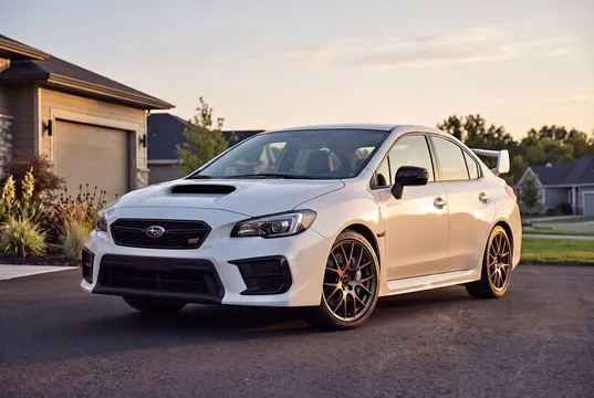 2020 Subaru WRX STI Series.White