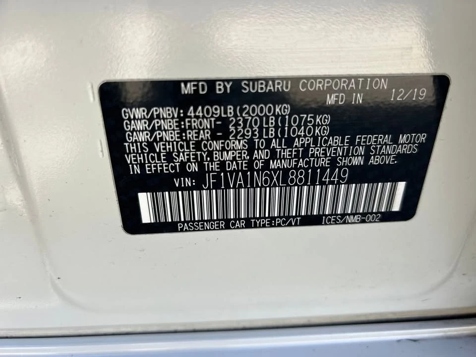 2020 Subaru Impreza 5th Gen - Image 9 of 19