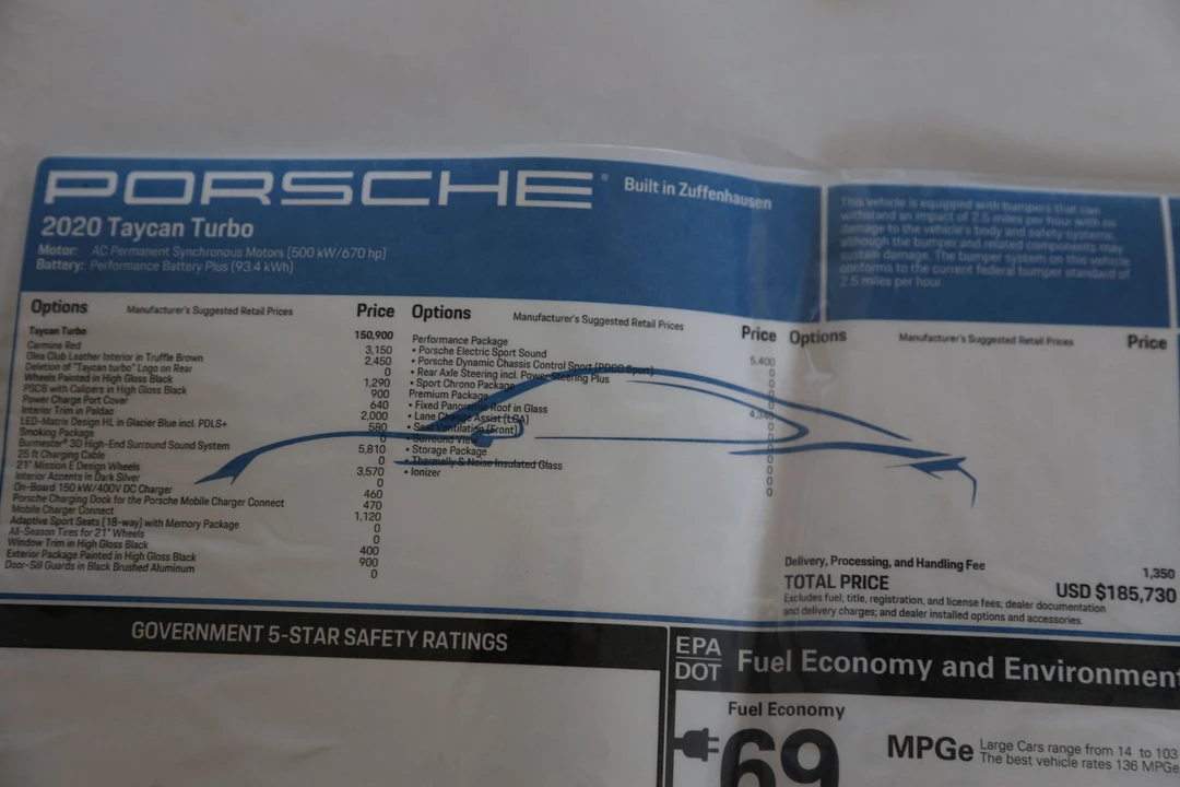 2020 Porsche Taycan Turbo - Image 17 of 19