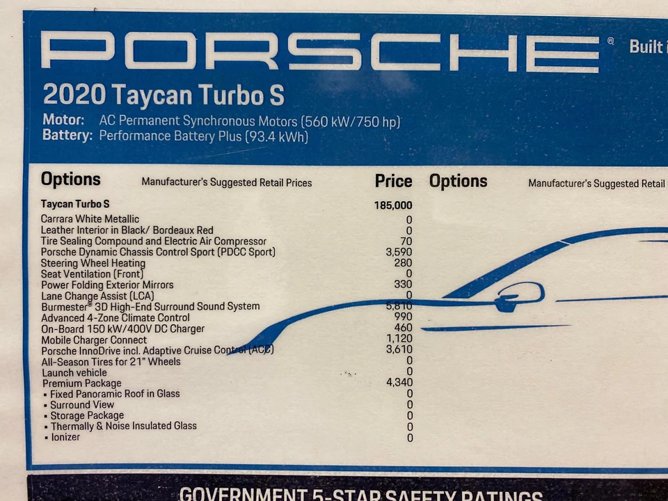 2020 Porsche Taycan Turbo S - Image 4 of 9